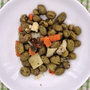 Olive da Antipasto Condite con Giardiniera